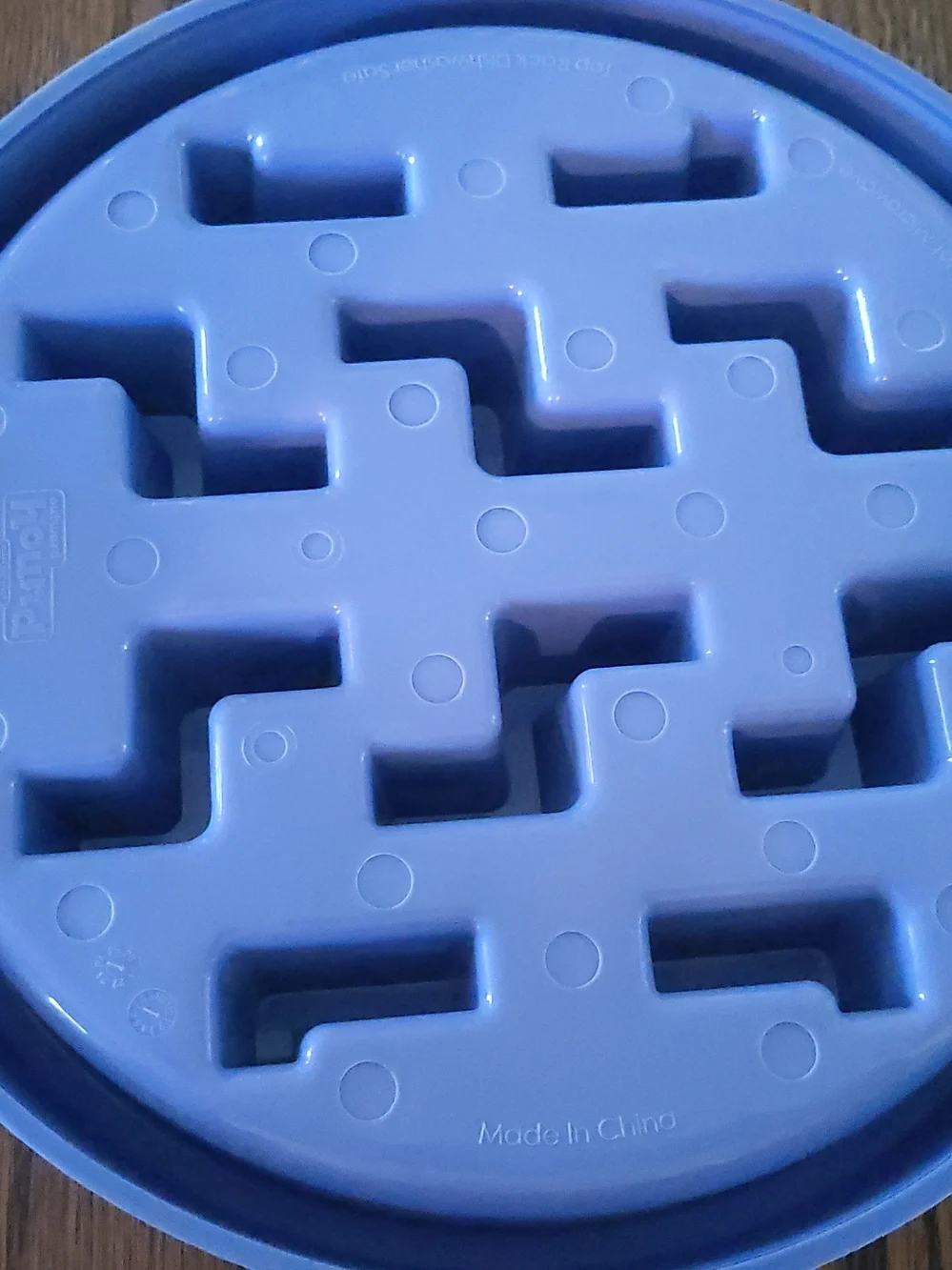 Outward Hound Fun Slo Slow Feeder Dog Bowl Large Regular Blue Activity Treat